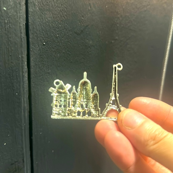 Paris Effie Tower windmill pendant Charm - Picture 1 of 3